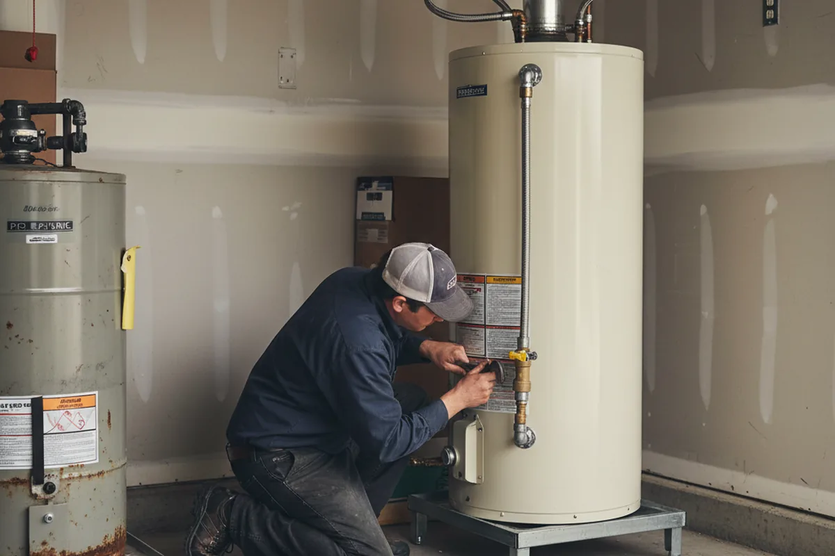 Water heater and shutoff valve replacement in Fountain Hills